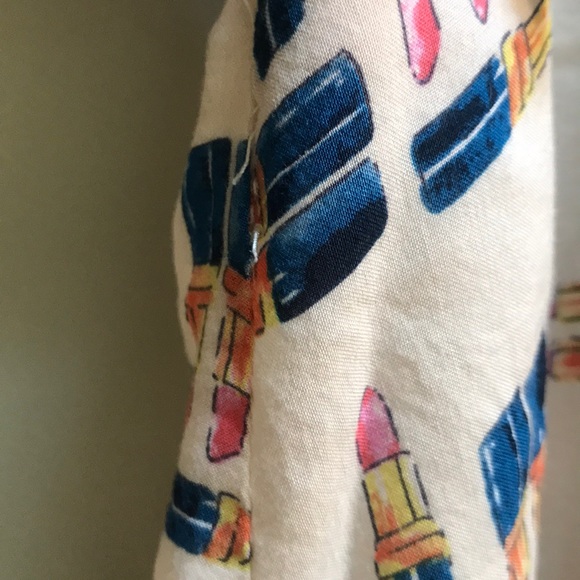 |Anthropologie| Maeve Lipstick Tank Button Blouse - Picture 7 of 7